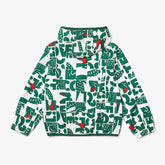 Lacoste Kids Heritage Graphic Crocodile Design Light Zippered Jacket